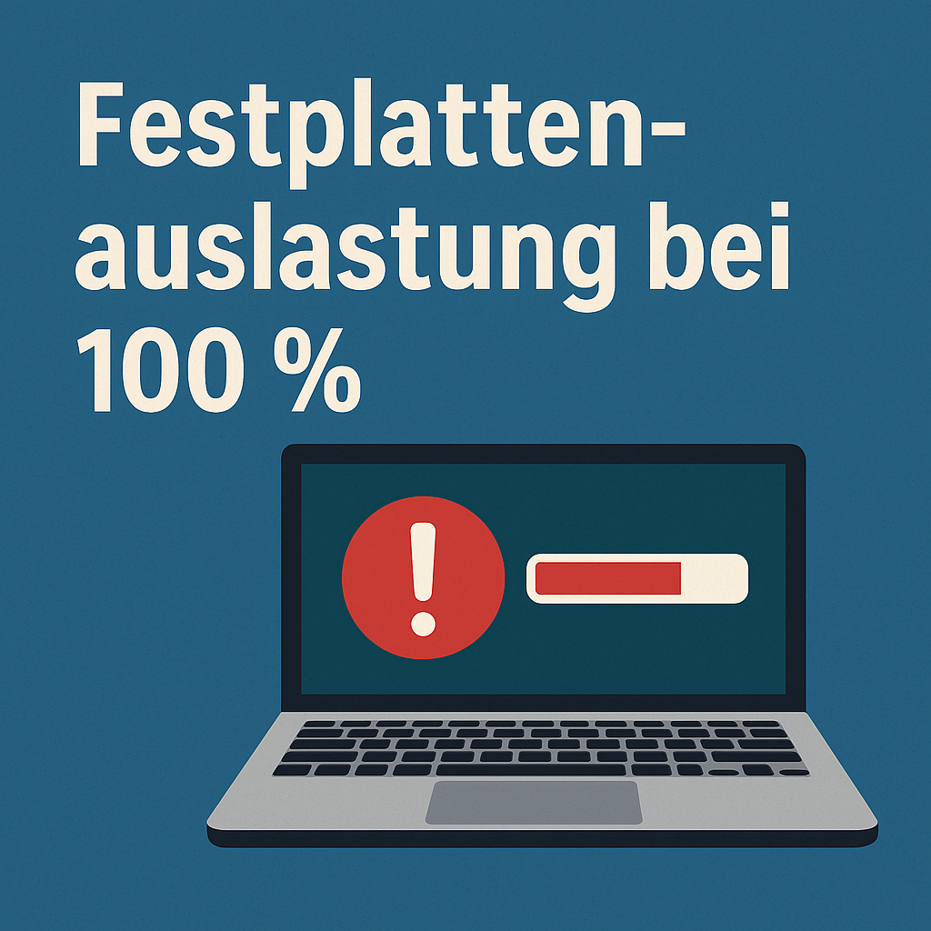 Windows 10 bei 100% Datenträger-Auslastung